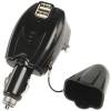 HQ 2X USB Car/Wall Charger 12V/5V 500mAh P.SUP.USB 403